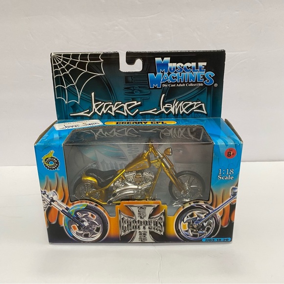 West Coast Choppers Jesse James Muscle Machines 1:18 Diecast Toy Motorcycle - Picture 2 of 8